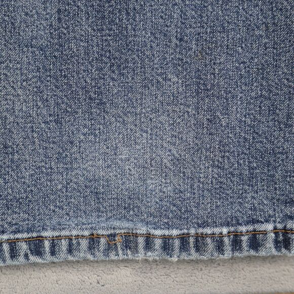 Calvin Klein Pants Womens 7 Blue Bootcut Low Rise Button Medium Wash Denim Jeans - Picture 16 of 16